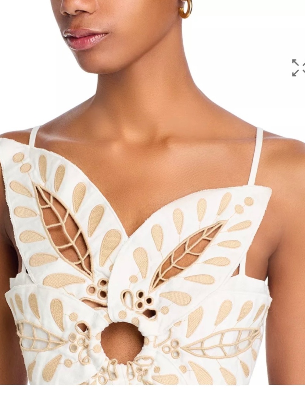FarmRio off white Richelie Dress - Picture 2 of 4